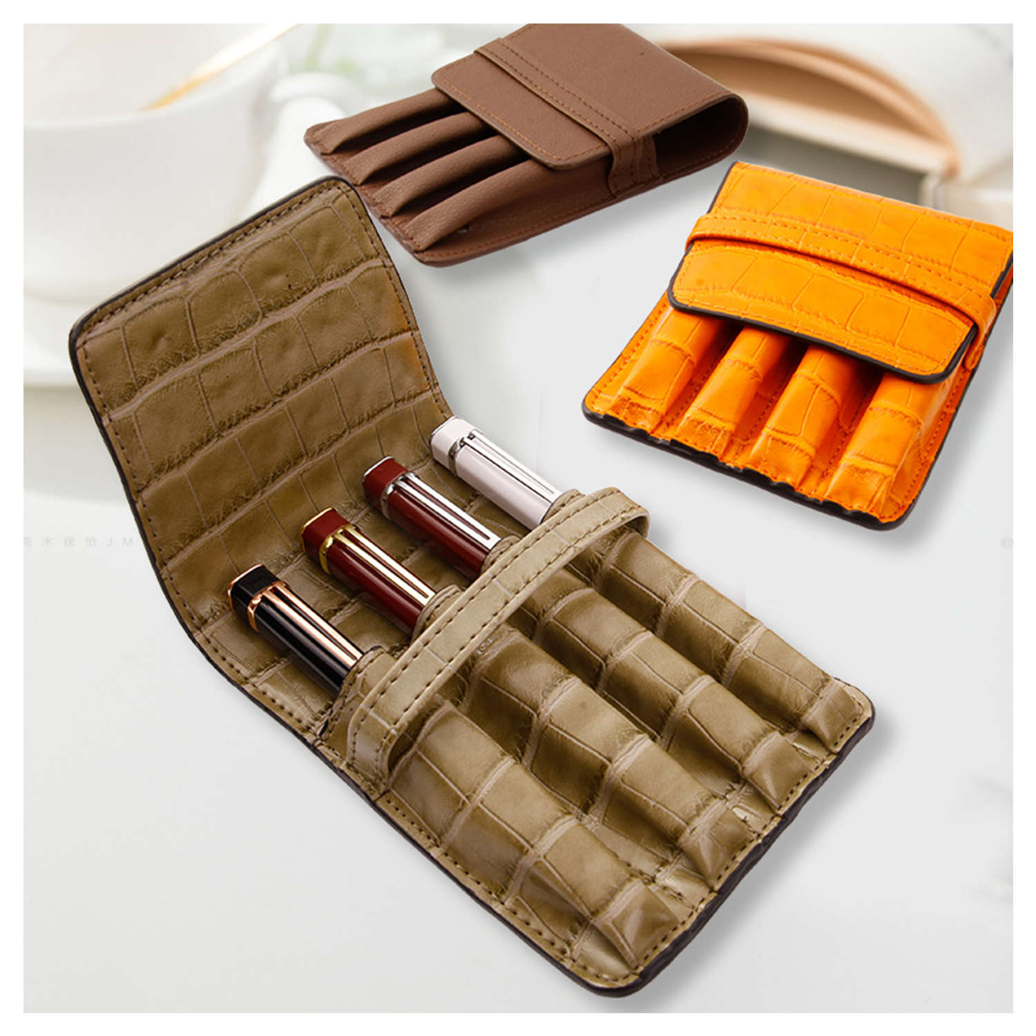 PU Leather Pen Holder 2