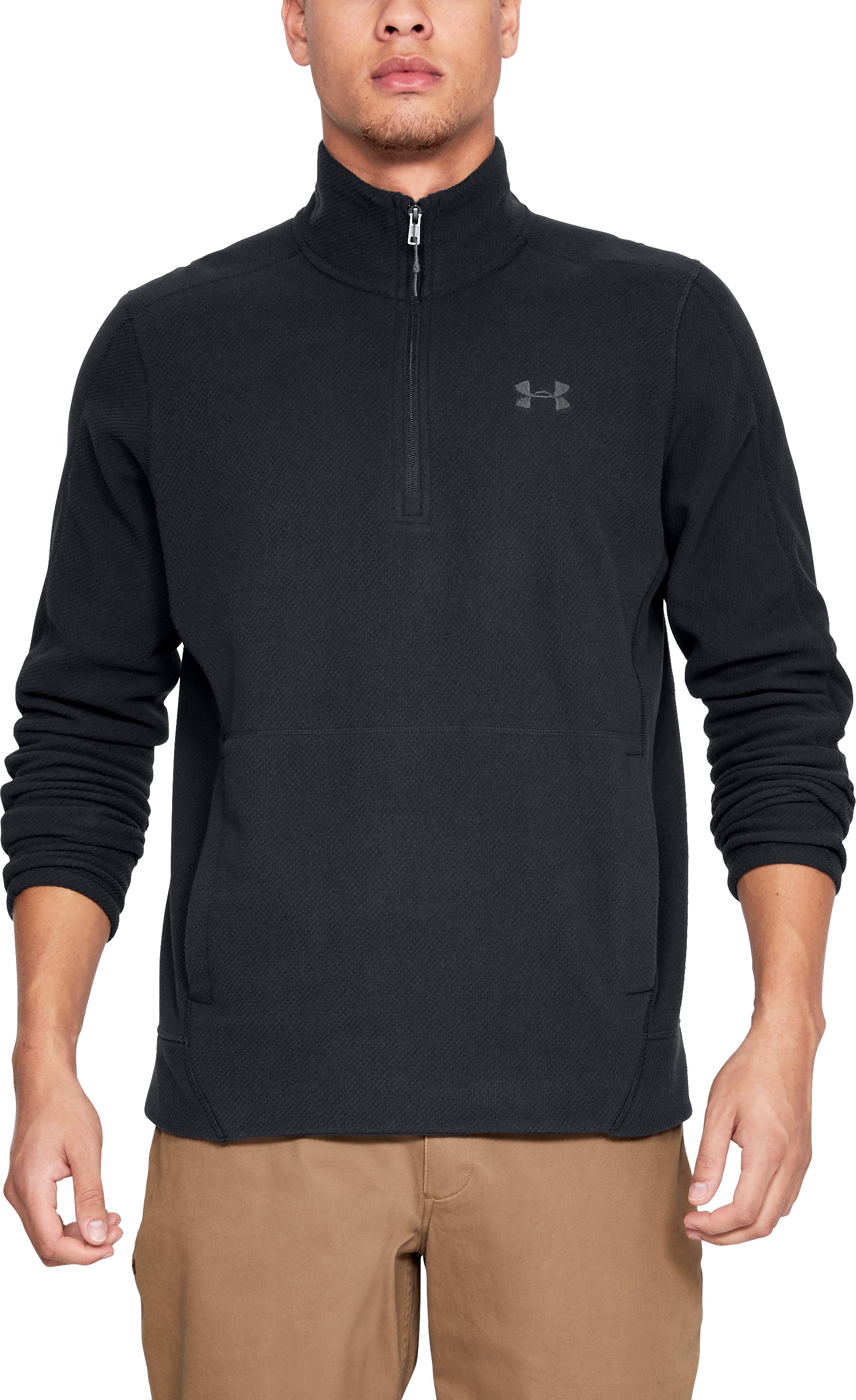 Men's UA OffGrid Fleece Solid Zip 7