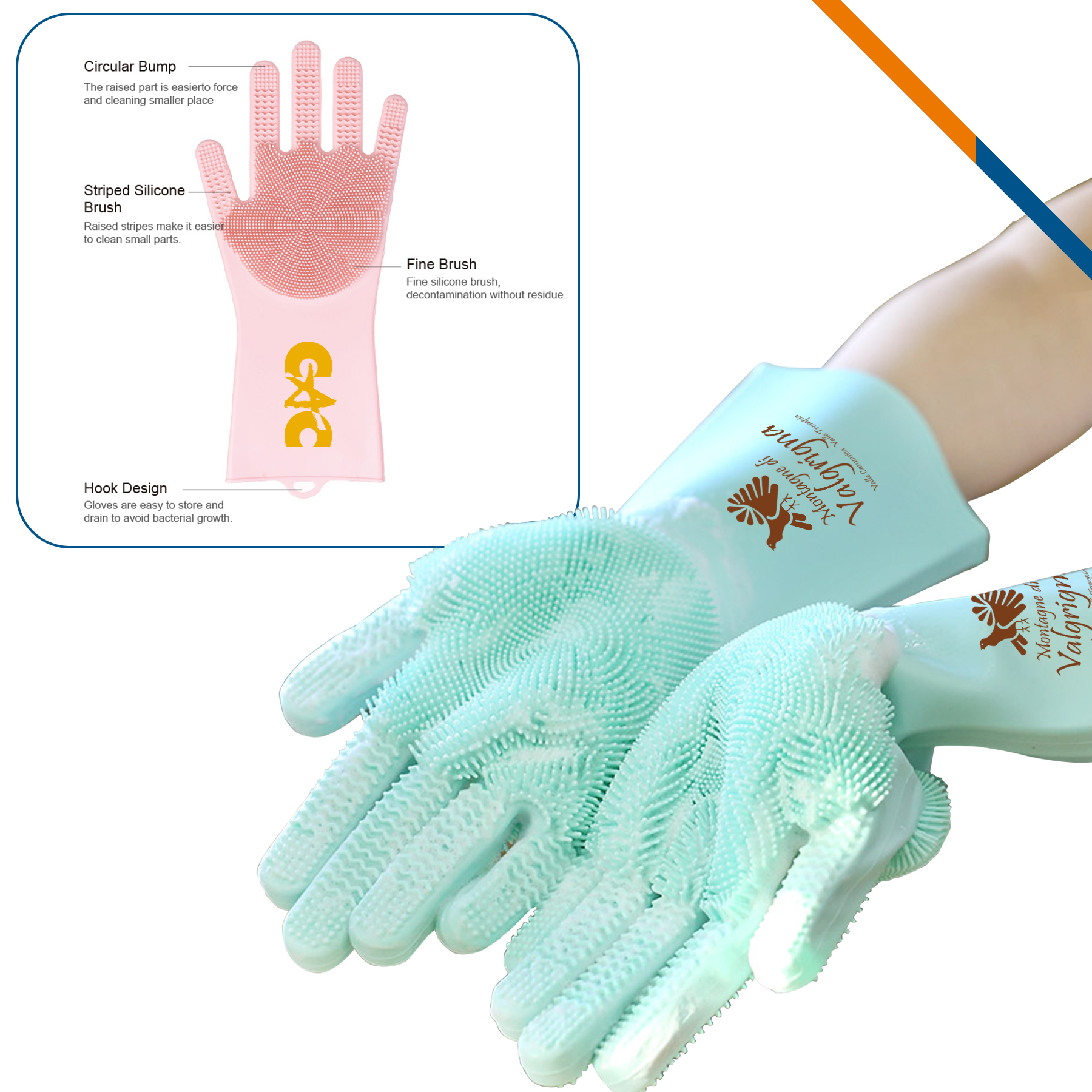 Wondrous Double Sided Glove - 1 piece 6