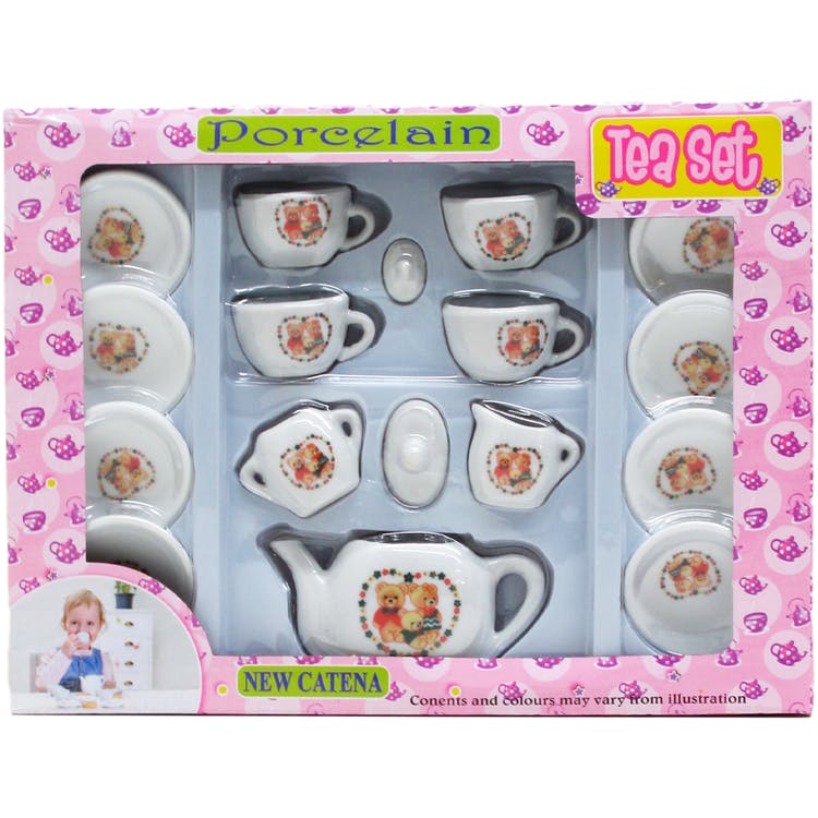 Porcelain Tea Set 17-Piece 1
