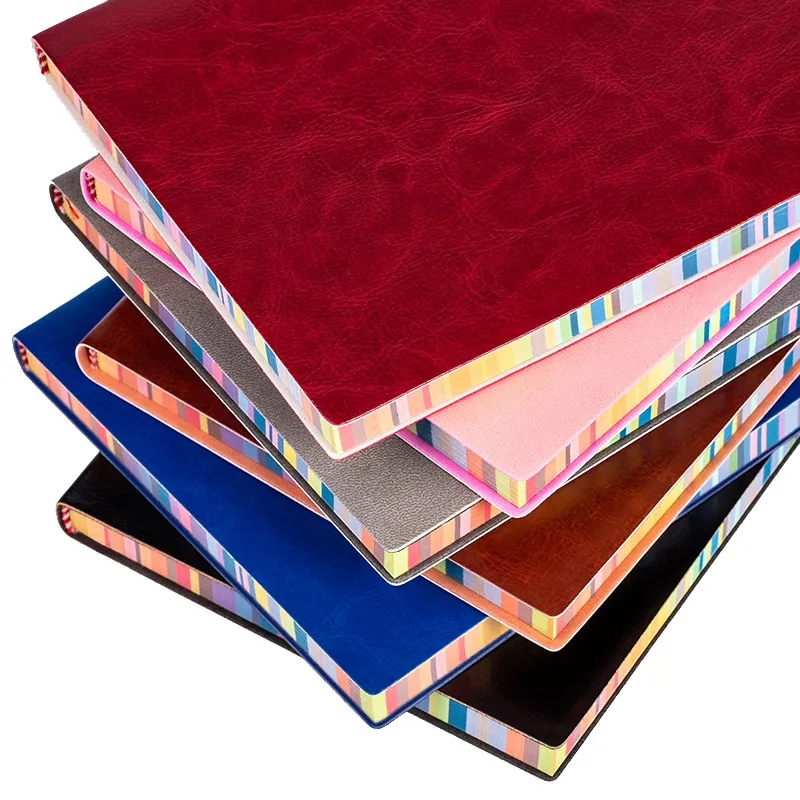 2025 A5 Soft Face Thickened Rainbow Edge Notebook 7