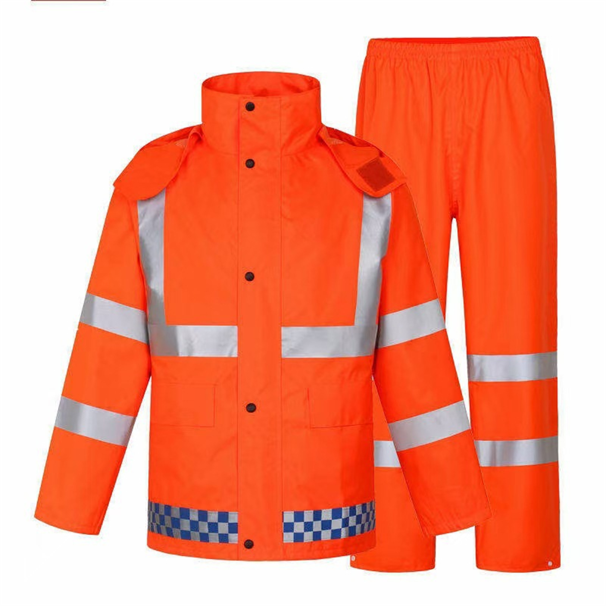 High Visibility Safety Raincoat Suit 6