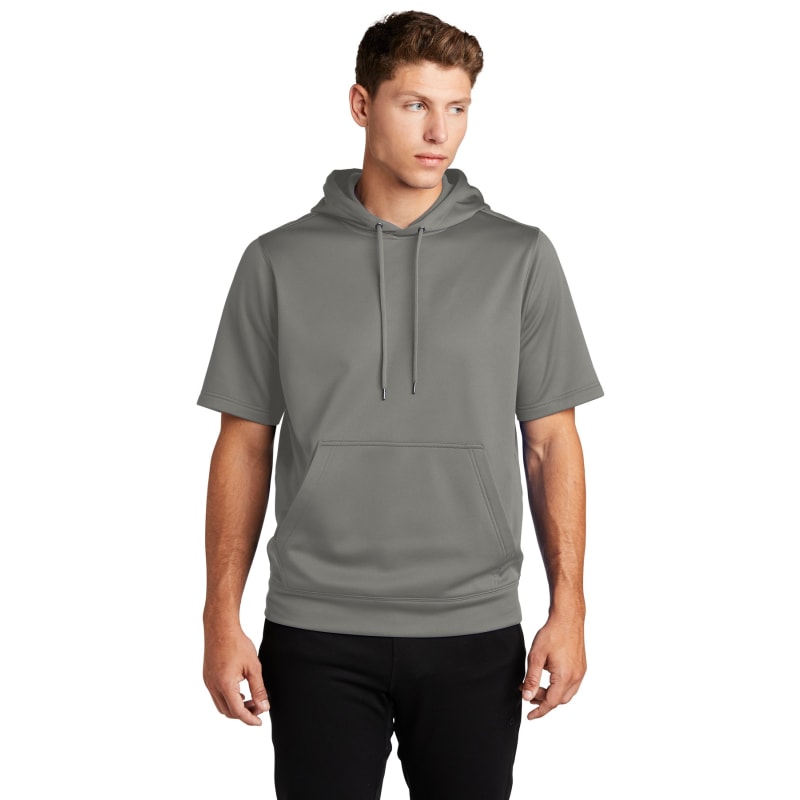 Sport-Tek Sport-Wick Fleece Short Sleeve Hooded Pullover., custom hoodie or sweatshirt with logo imprint 21