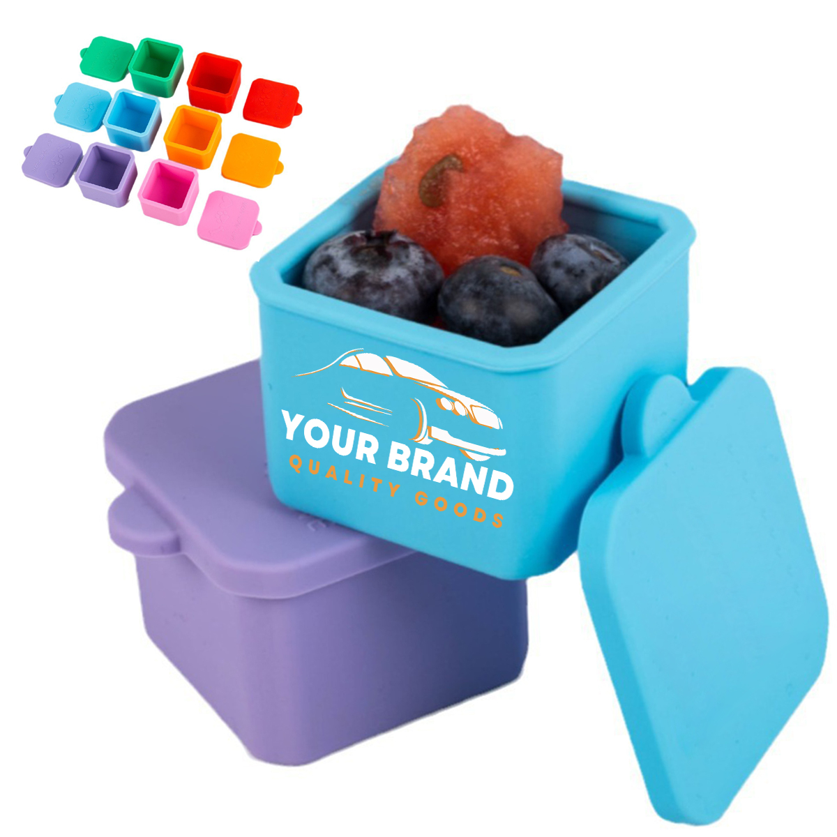 Freezable Silicone Snack Container For Yogurt And Desserts 3