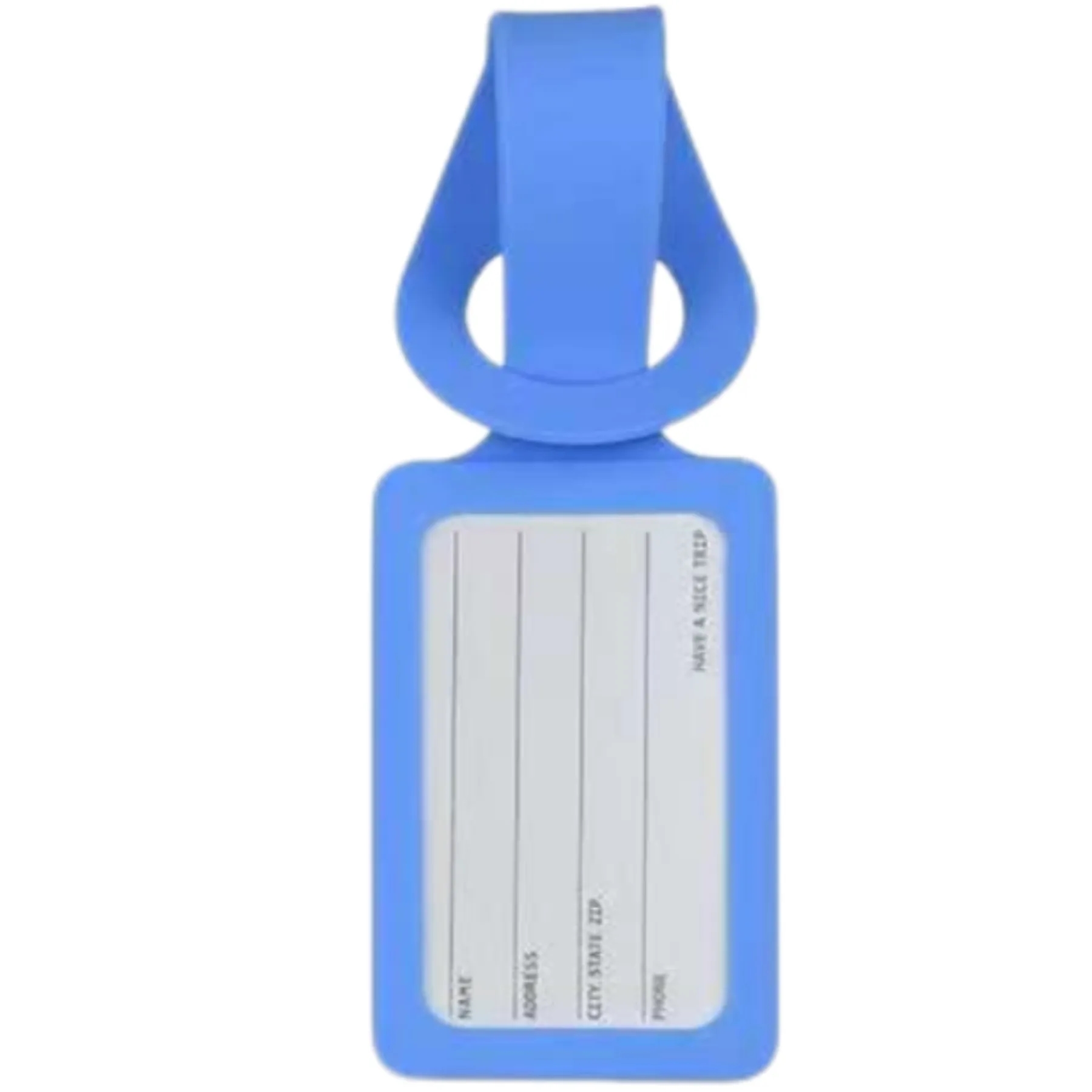 Silicone Luggage Tag with Name ID Card 4