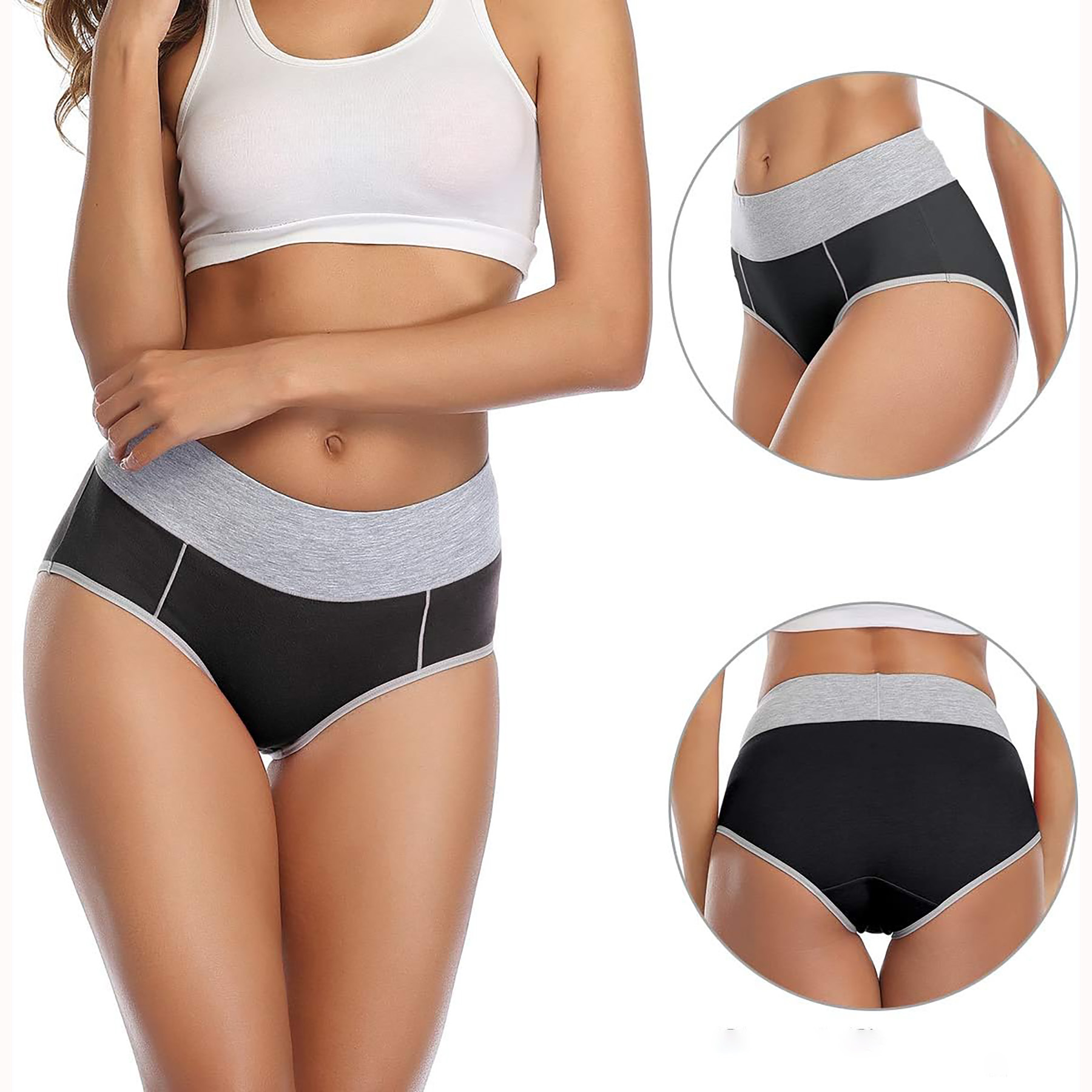 High Waist Breathable Briefs 2