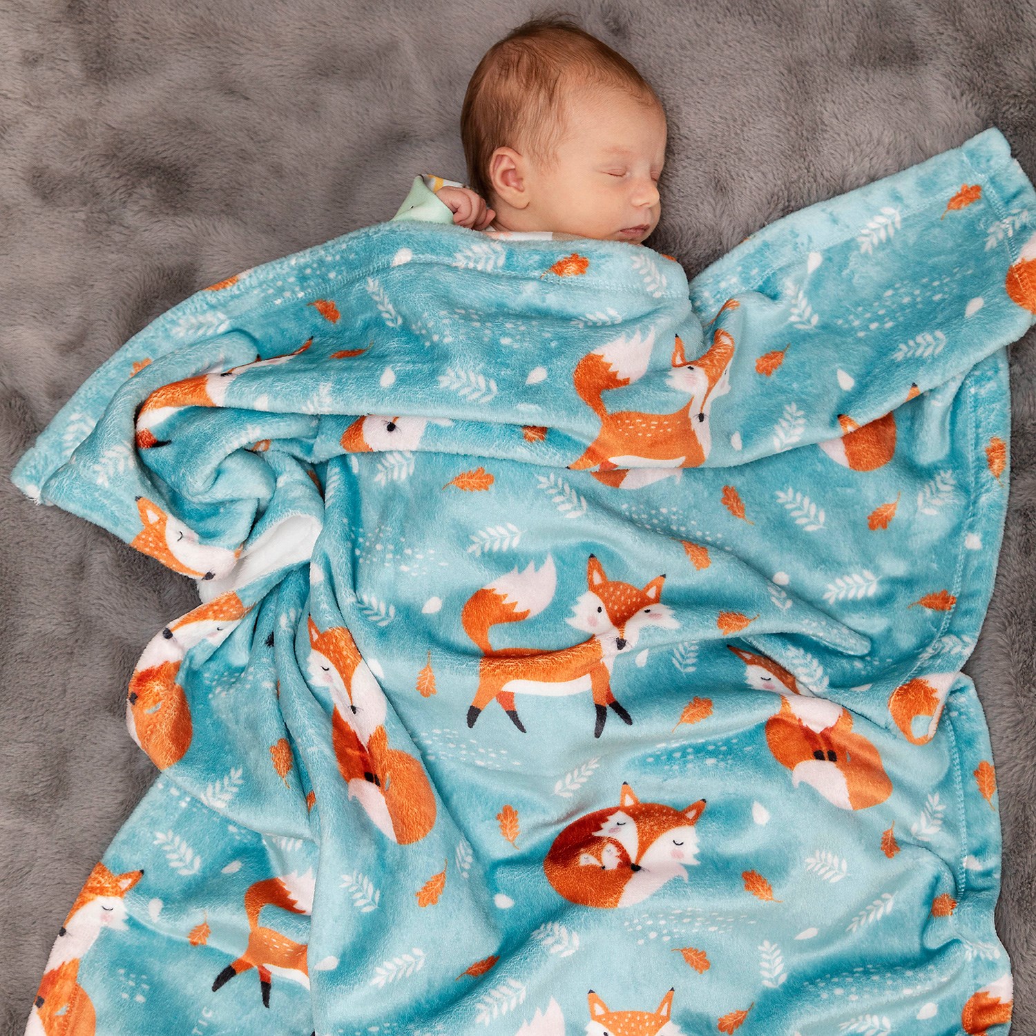Tahoe Microfleece Baby Blanket 1