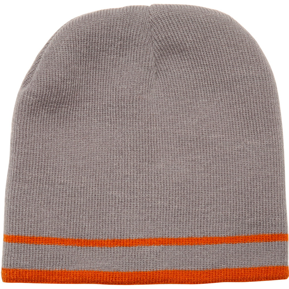 Acrylic Knit Beanies with Double Stripe 11