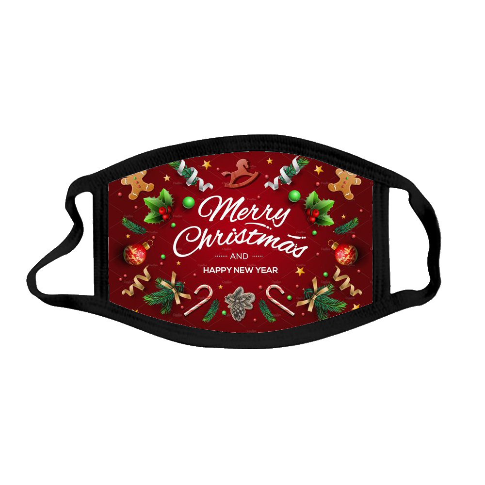 Christmas Polyester Face Mask Full Color 9