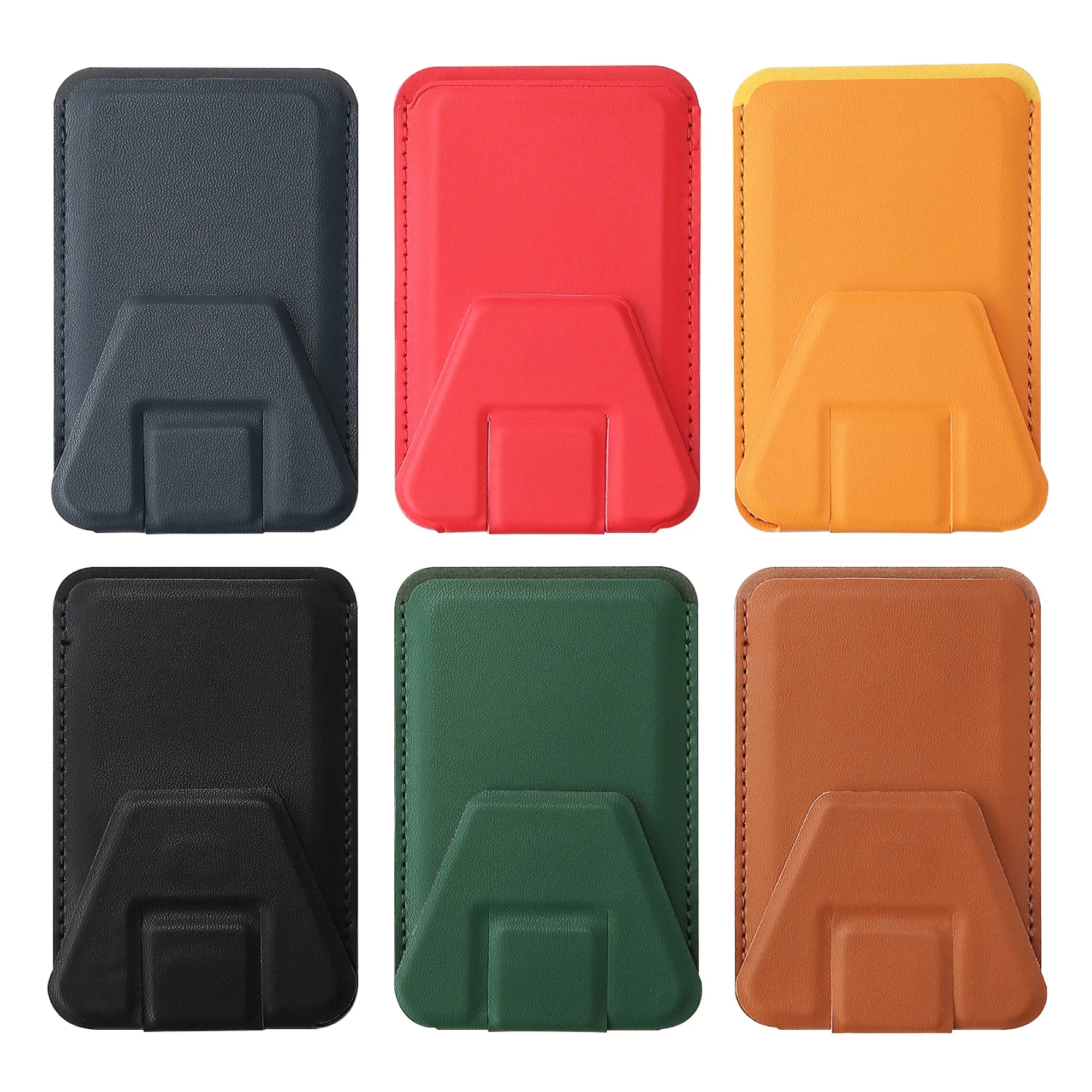 PU Magnetic Card Case Phone Holder 5