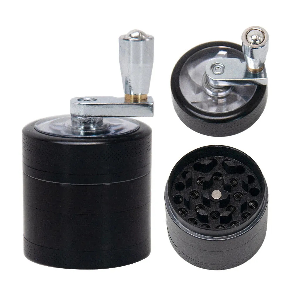 4-Layer Hand Crank Herb Grinder 5