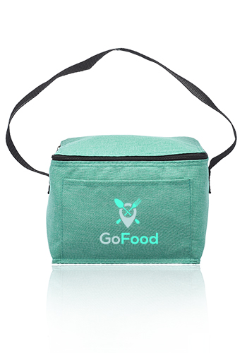 6 Pack Insulated Heathered Lunch Bags 7