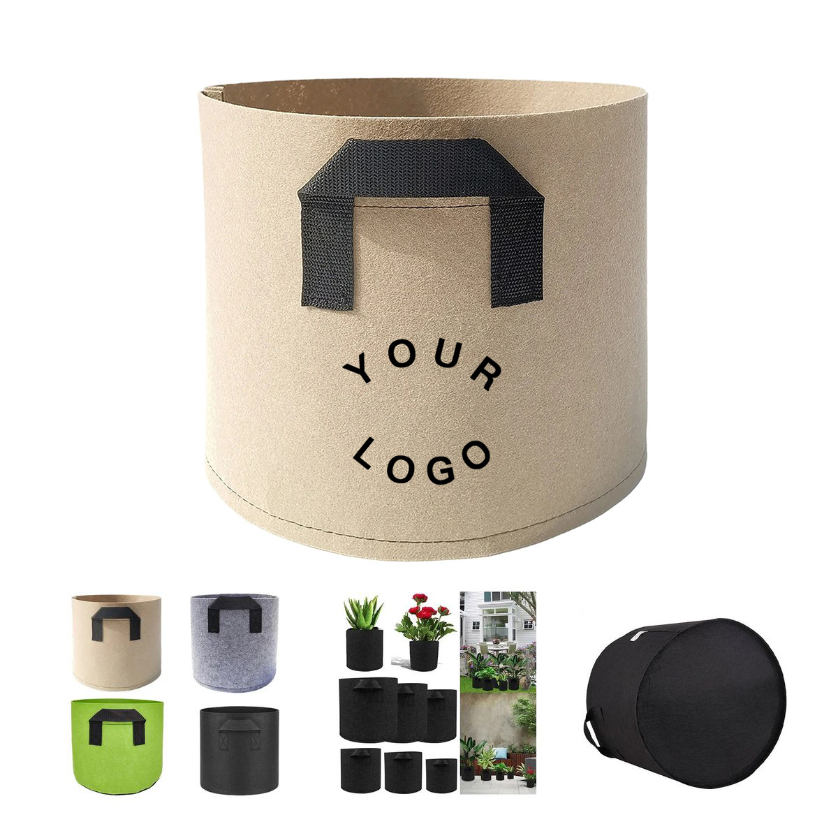 Durable Non Woven Planter Bag for Vegetables 6