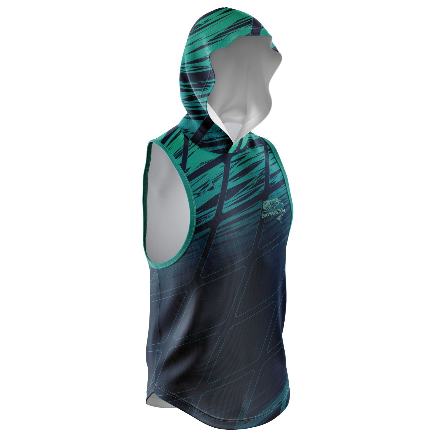 Men's 180 GSM Spandex Milk Silk Sleeveless Pullover Hoodies 4