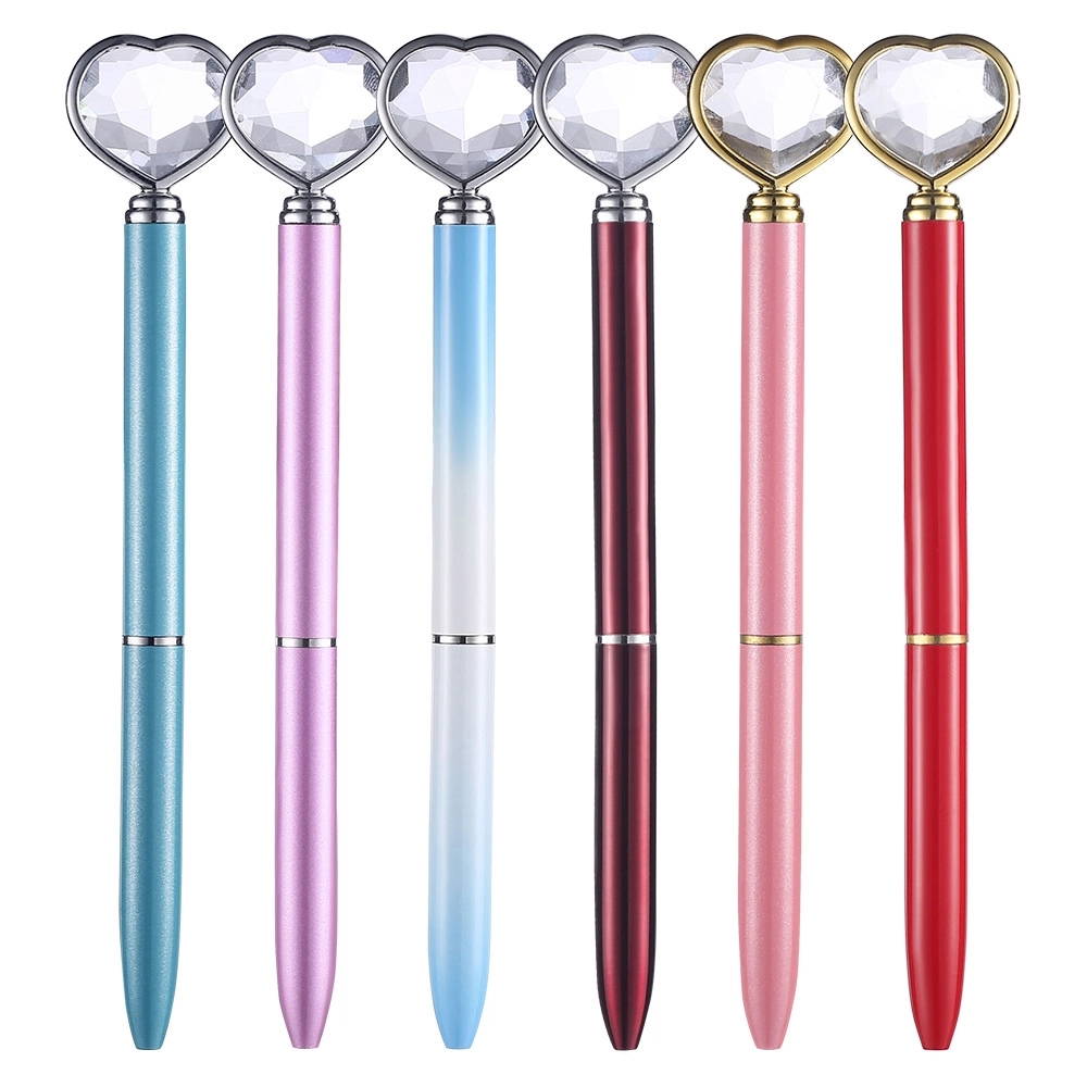 Heart Shape Crystal Diamond Ballpoint Pen 3