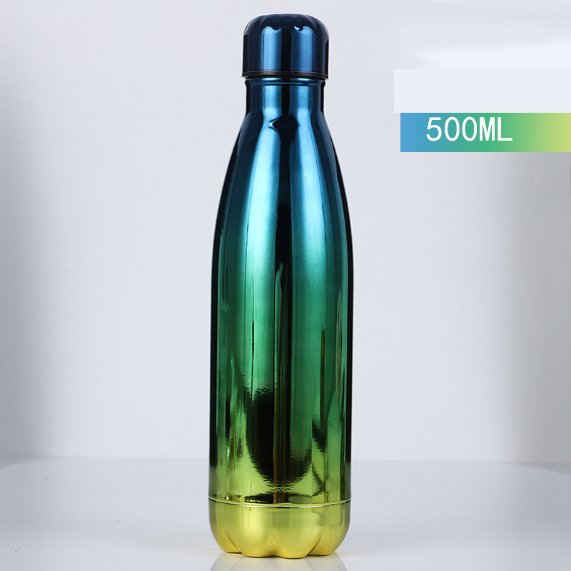 17Oz Colorful Electroplating Double Wall Insulated Sports Bottle 5