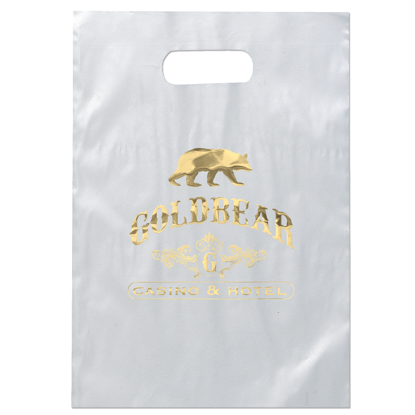 Aster™- Frosted Brite Die Cut Handle - Foil Print 4
