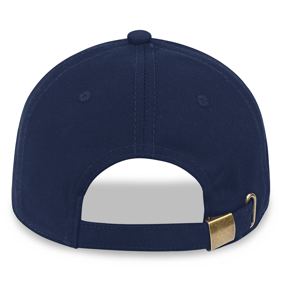 Stock Solid Color Cotton 6-Panel Baseball Cap w/ Metal Tuck 34