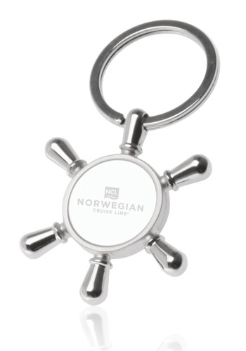 Ship Wheel Keychain 1