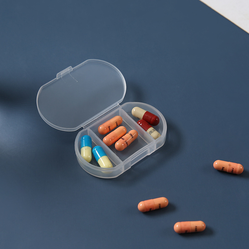 Mini Clear 3 Compartments Pill Box 7