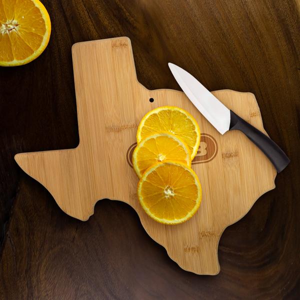U.S. State Shaped Bamboo Cutting and Serving Boards 90