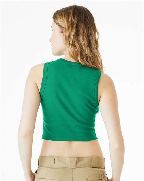 Women's Micro Rib Muscle Crop Tank - 1013 4