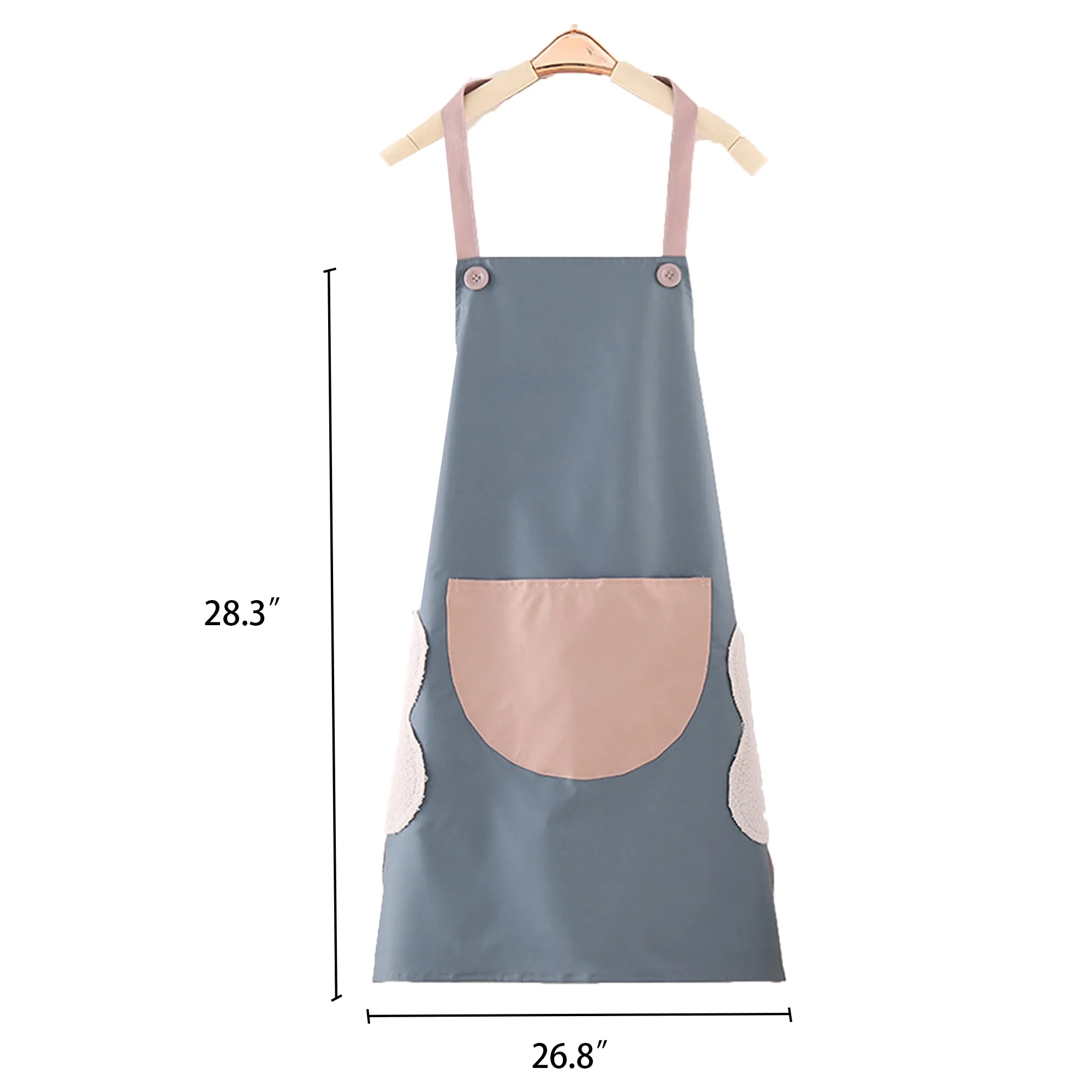 MOQ20 Cute With A Pocket Waterproof Apron 1