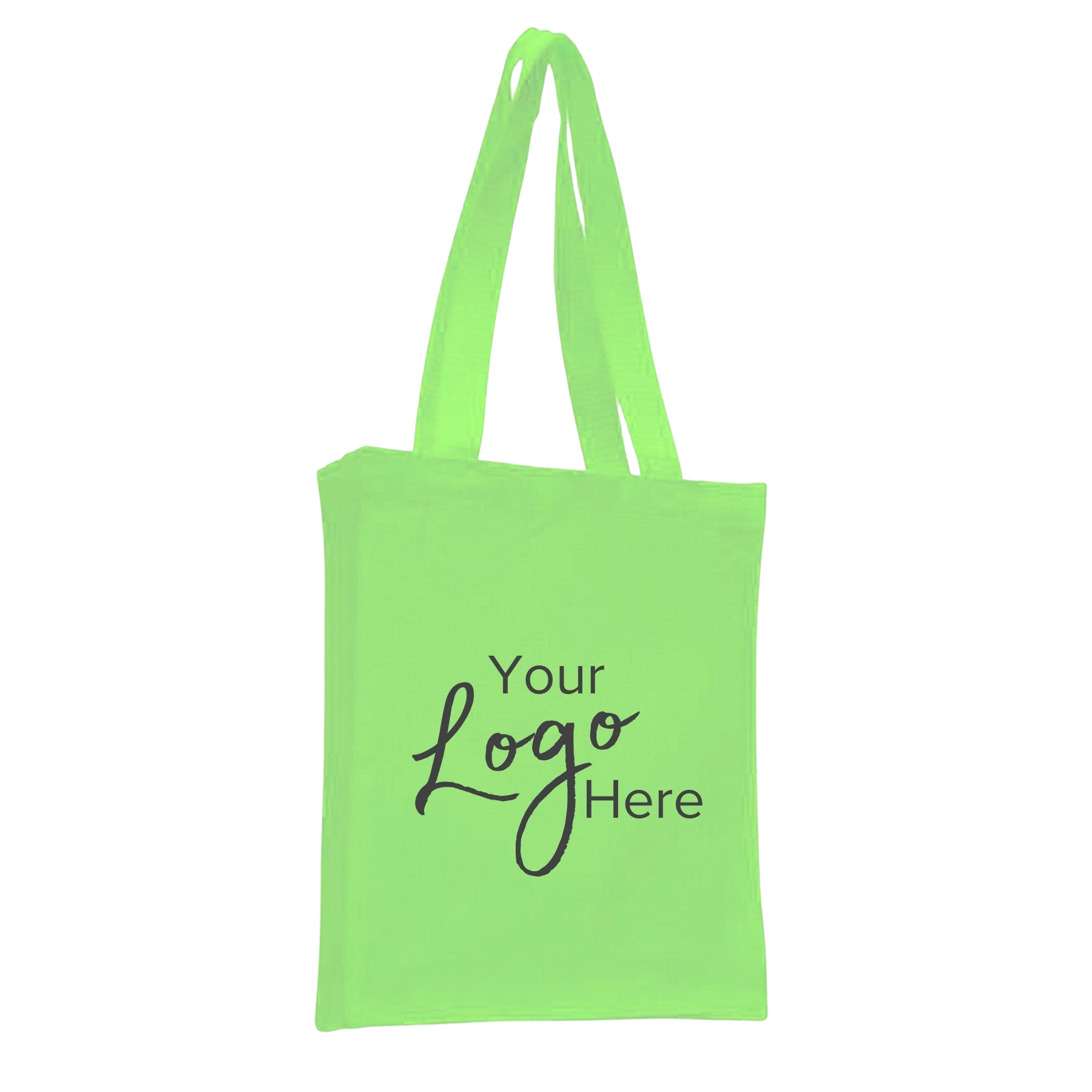 Canvas Book Bag 10" W x 12" H with 3" Gusset, custom tote bag with logo imprint 21