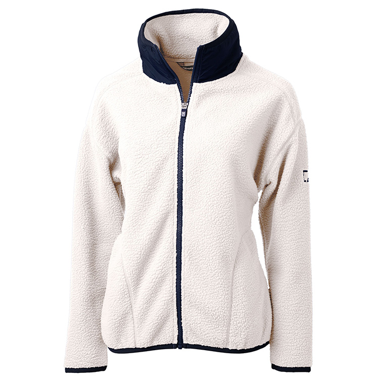 Cutter and Buck Ladies Cascade Eco Sherpa Fleece Jacket 6