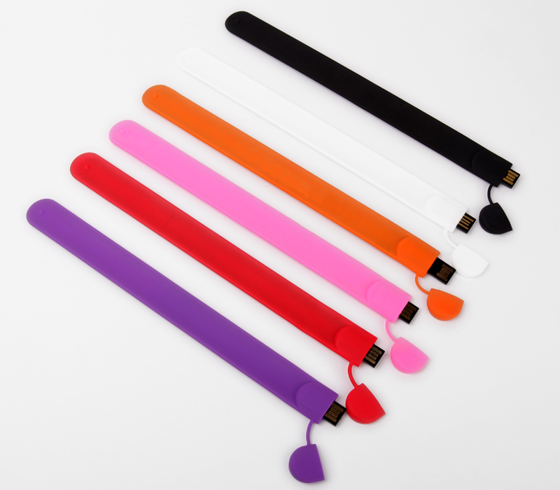 Slap Wristband USB Flash Drive, 128MB 7