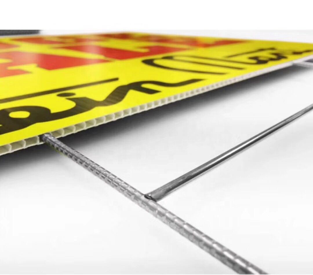 Small Corrugated Yard Sign - Full Color Printed 3