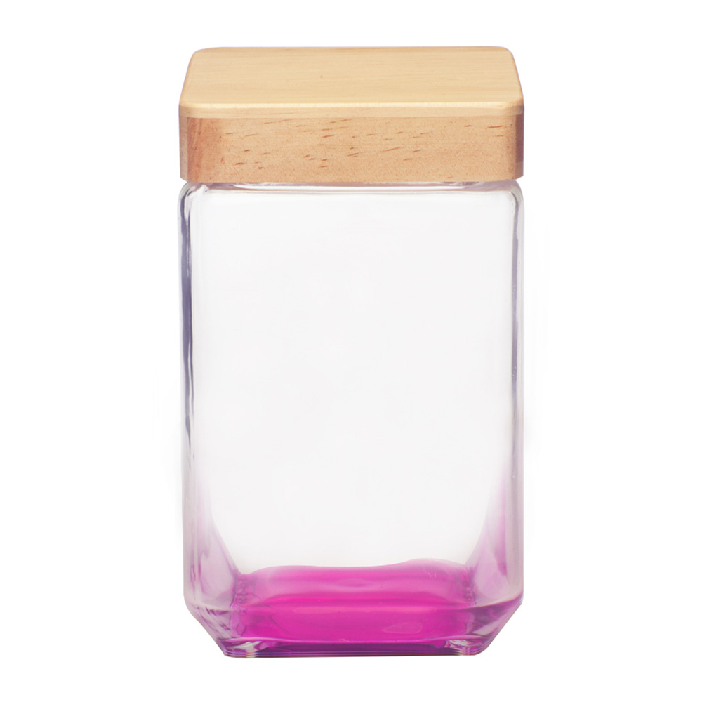 54 oz. Glass Candy Jars with Wooden Lid 16