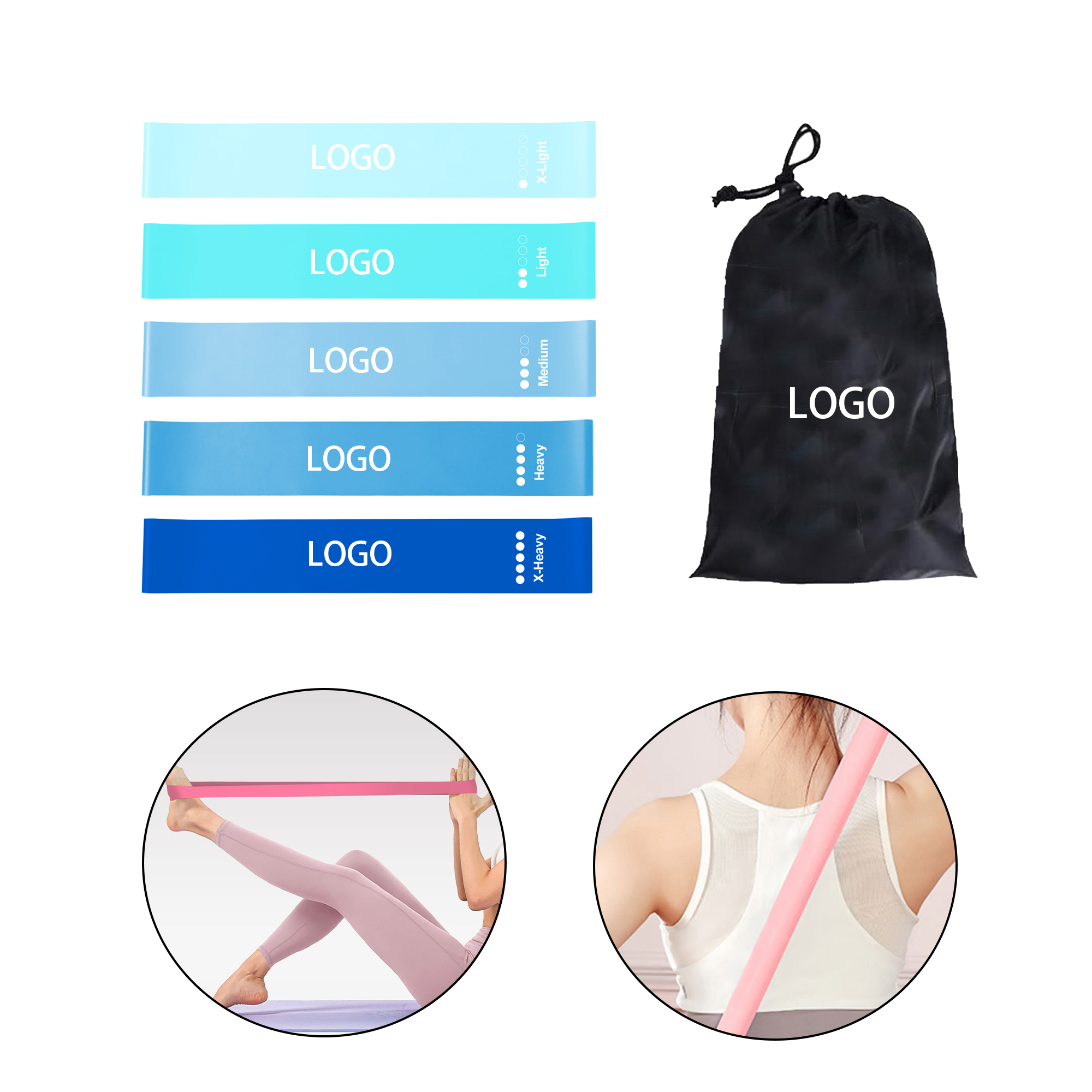 Resistance Exercise Bands Set 2