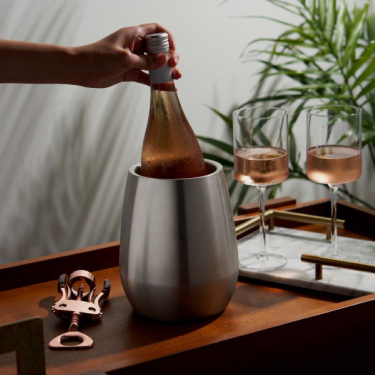 Viski® Stainless Steel Bottle Chiller 2