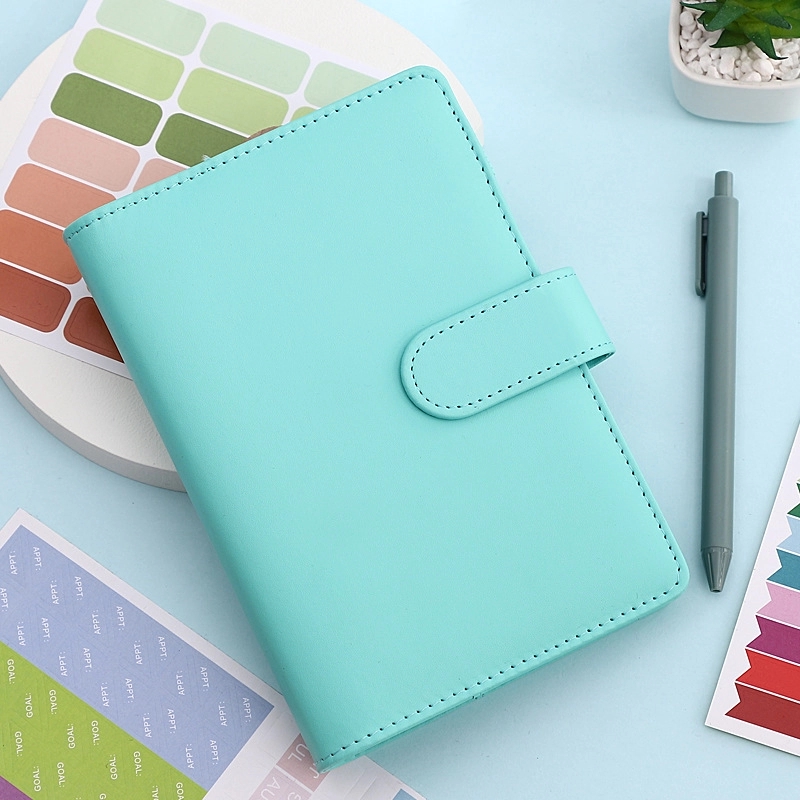 PU Leather A6 Budget Planner Binder Notebook 6