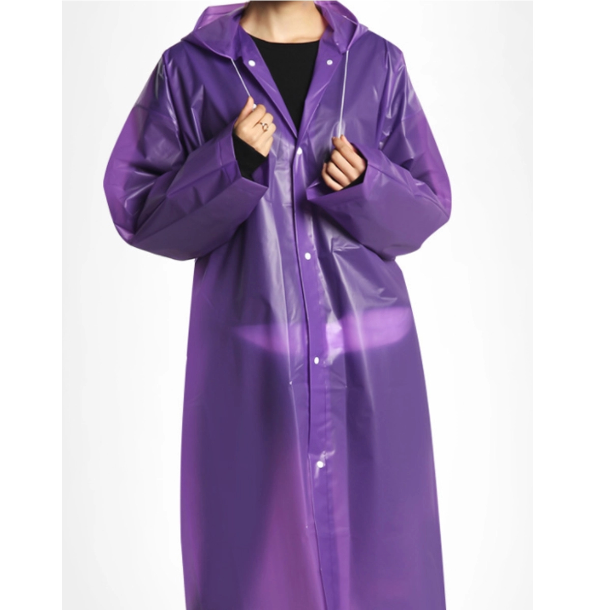 Reusable EVA Raincoat Poncho 2