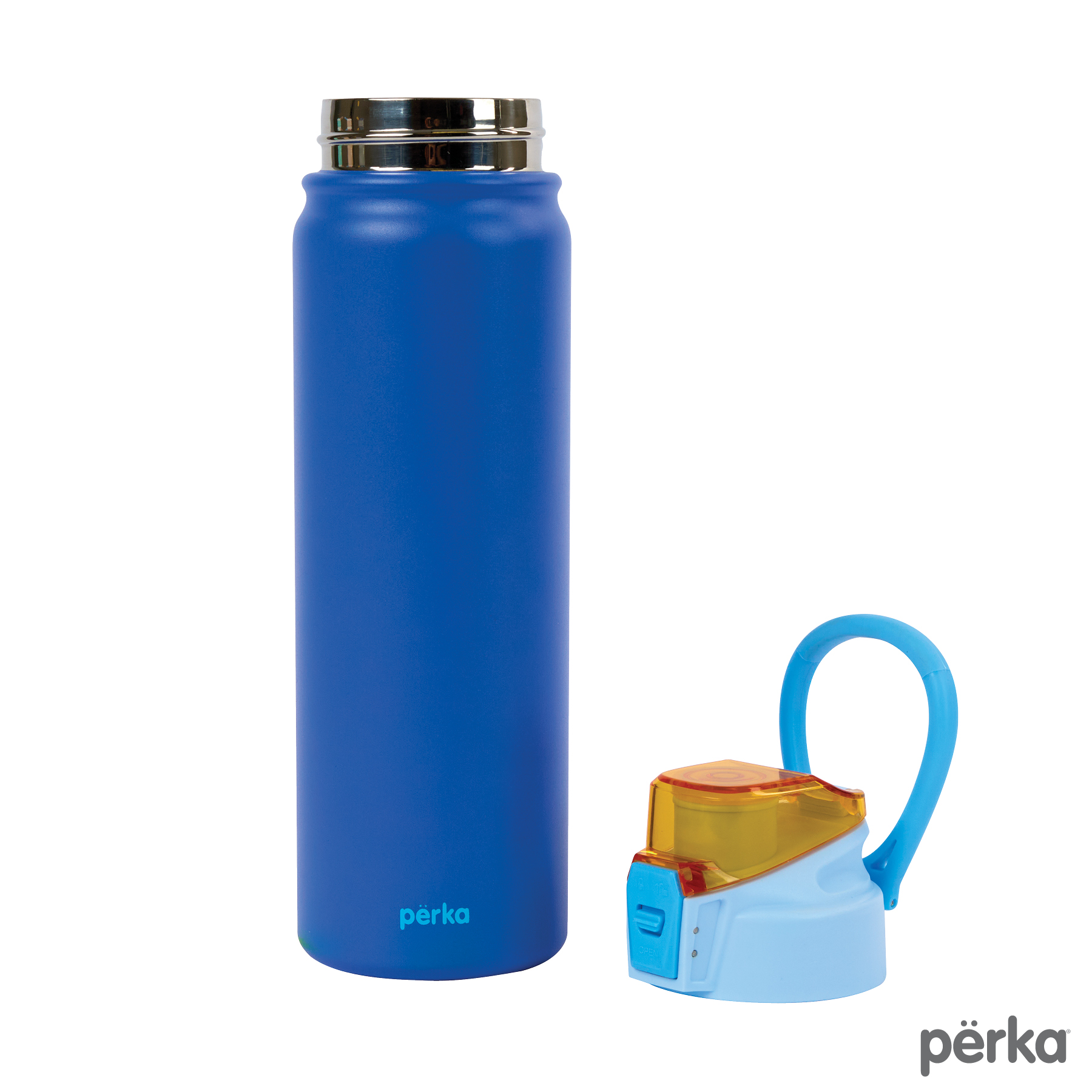 Perka® Rex Fresh 24 oz. Double Wall, Recycled Stainless Steel Water Bottle 38