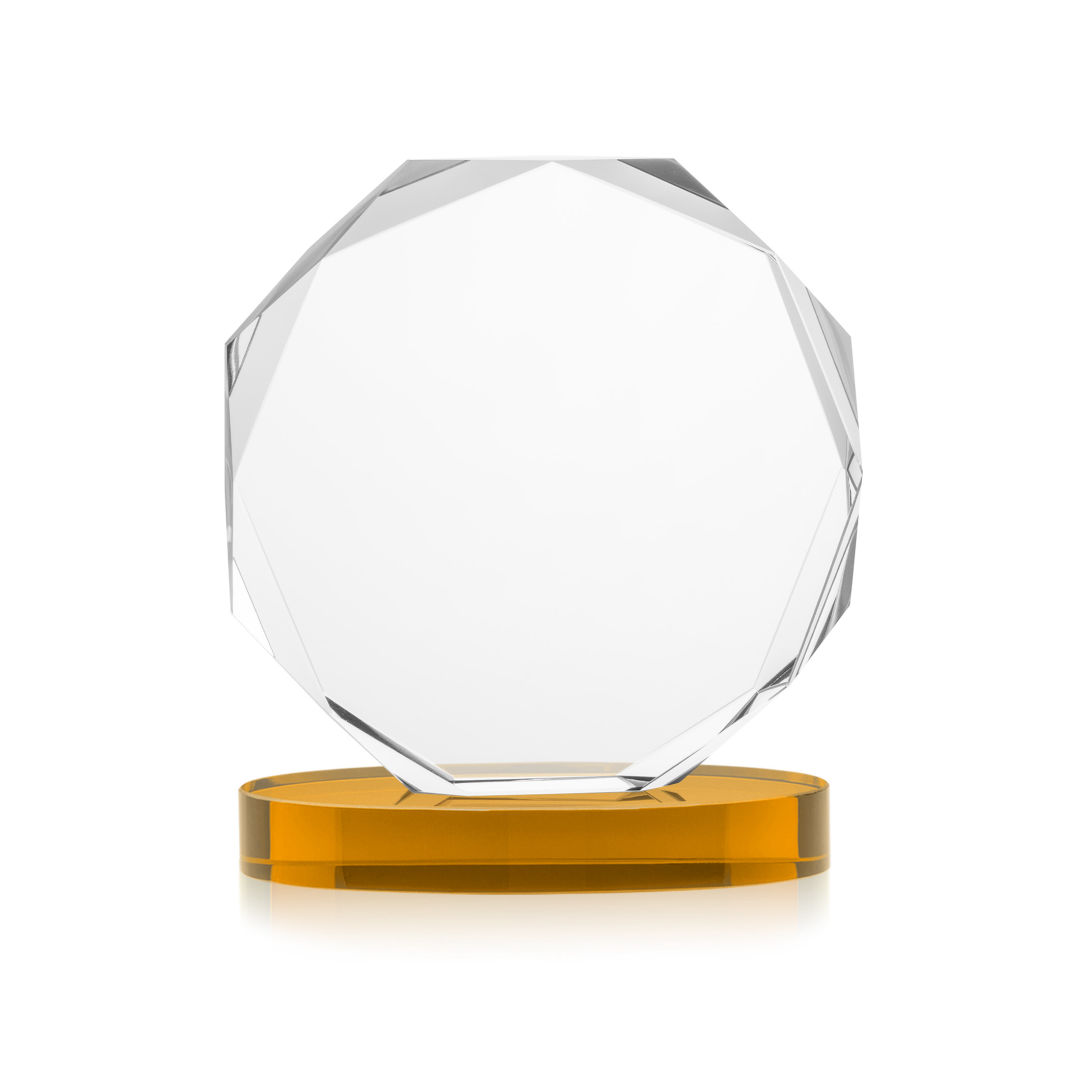 Acadian VividPrint™ Award on Alberton Base - Amber 5