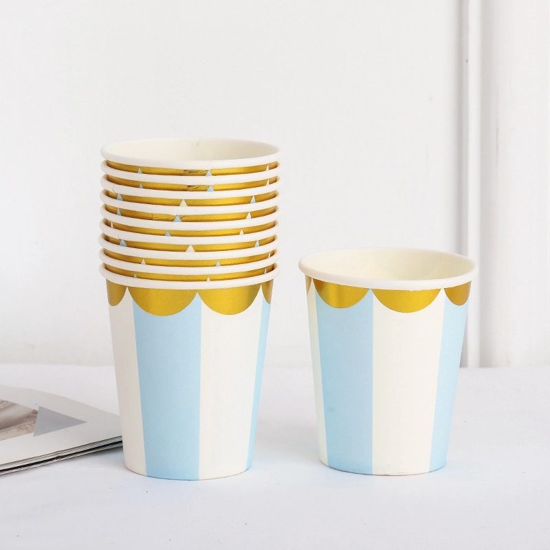 9oz Disposable Party Picnic Beverage Ice Cream Paper Cup 11