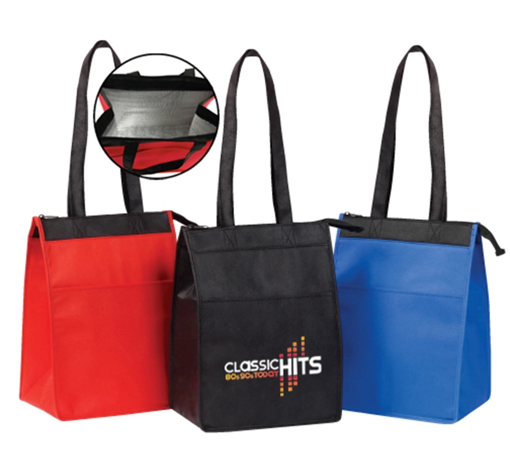 Insulated Lunch Tote - Zipper Closure