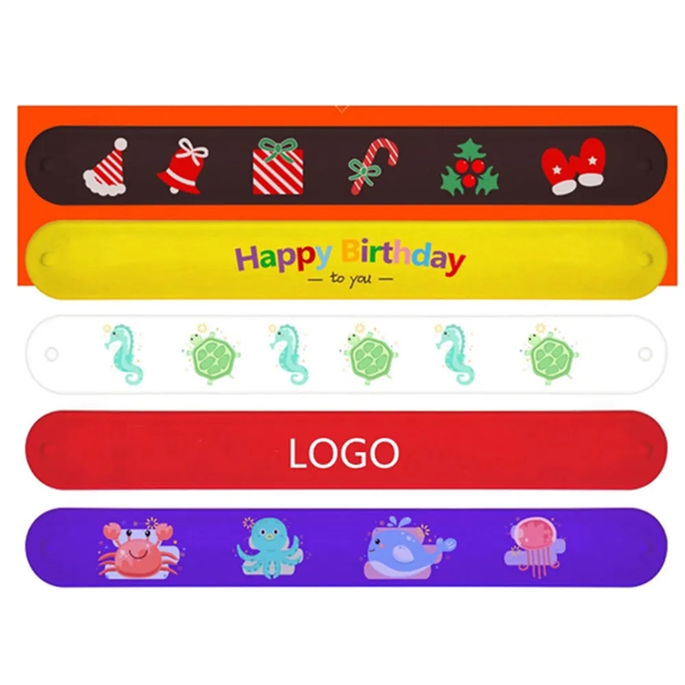 Custom Silicone Slap Wristband 5