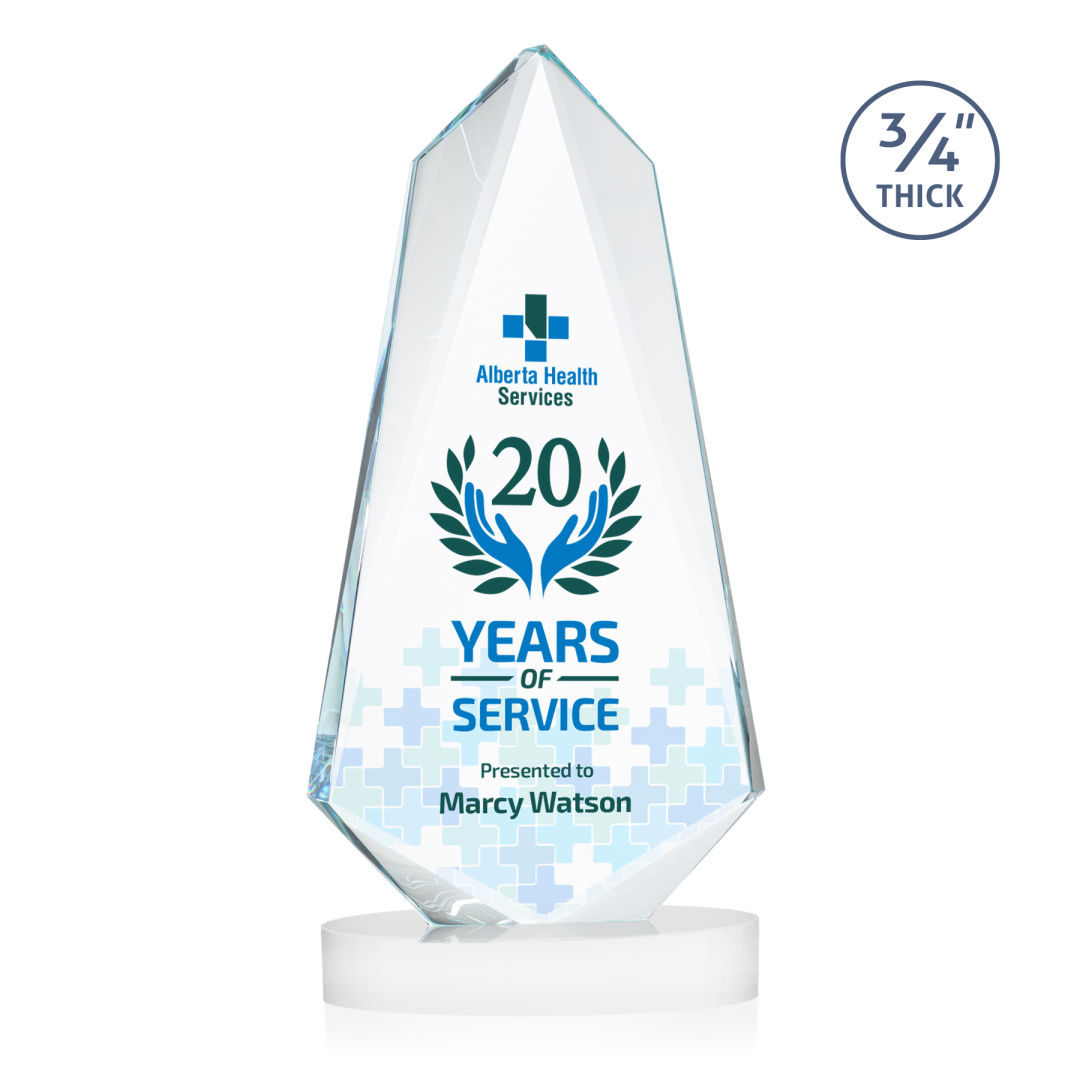 Sheridan VividPrint™ Award on Alberton Base - White 7
