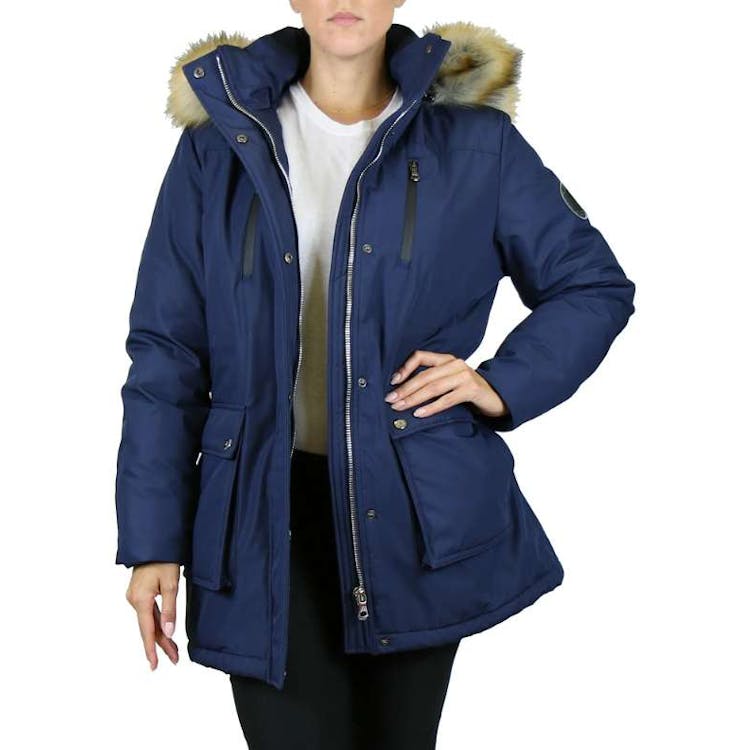 Women's Parka Jackets - Navy S-XL 2