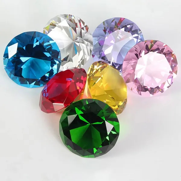 Personalized Crystal Diamond Paperweight 4