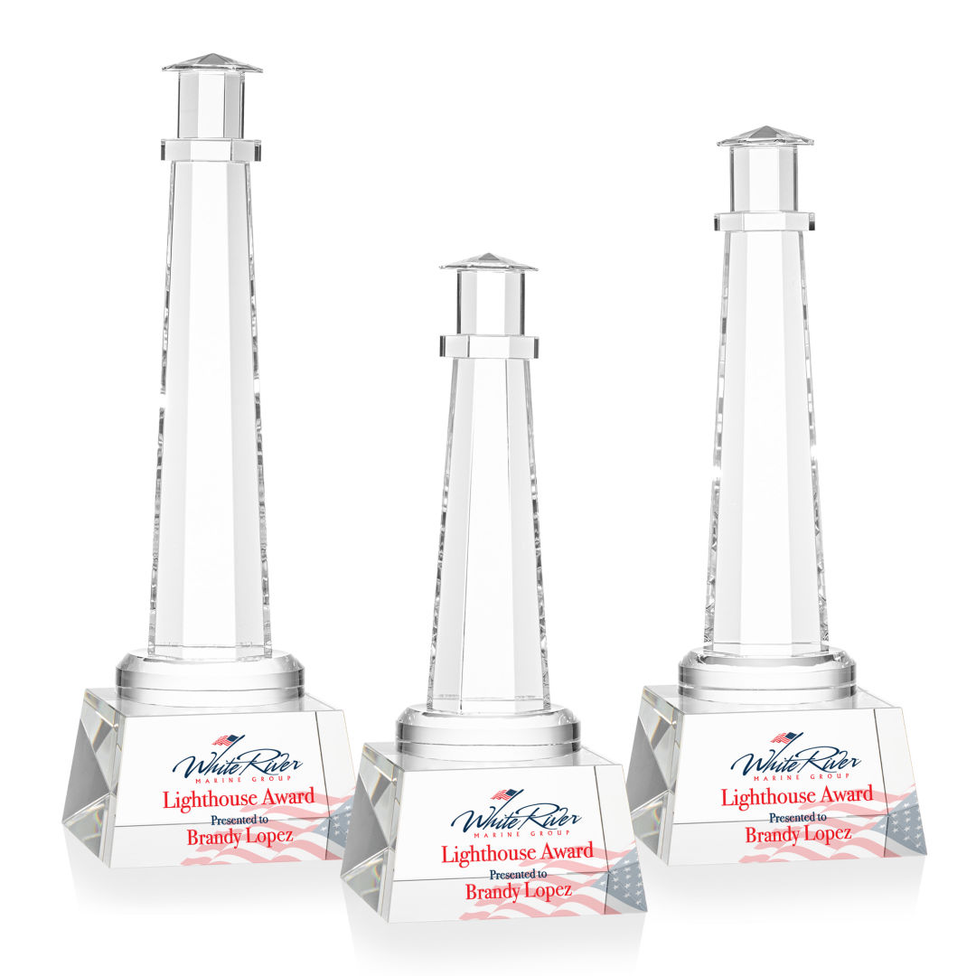 Lighthouse VividPrint™ Award on Robson Base