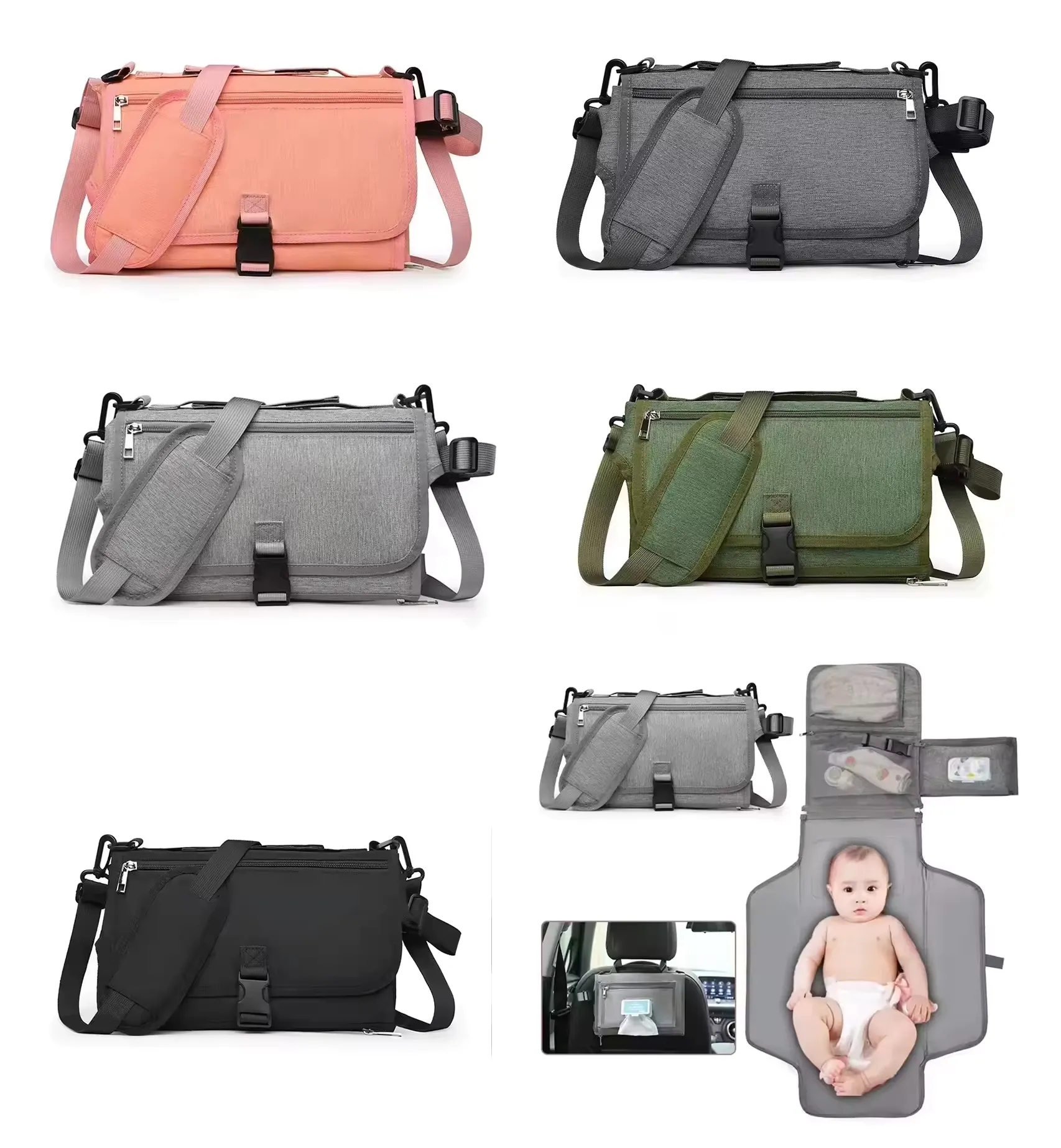 Portable Baby Waterproof Diaper Changing Pad 4