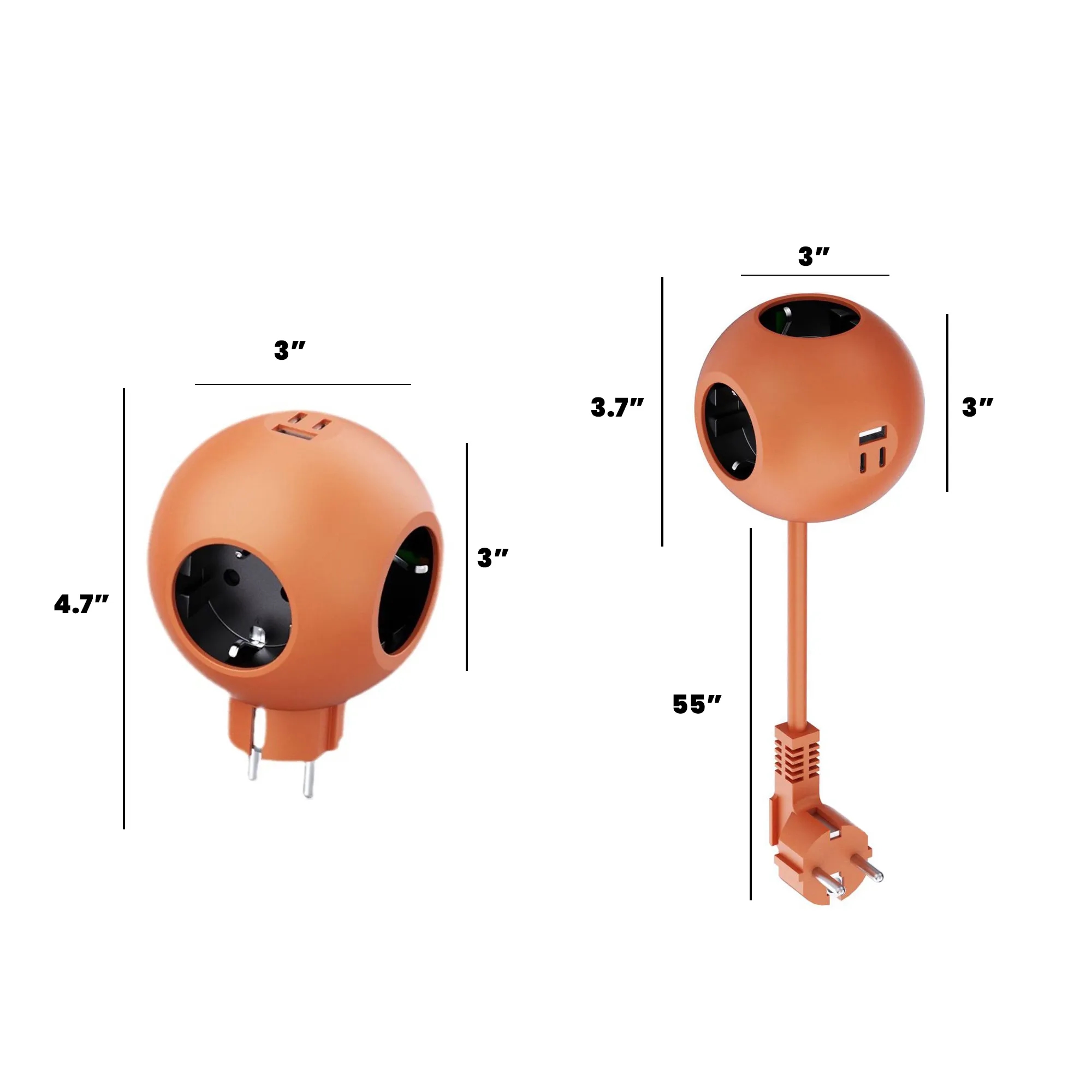 New European Standard Socket Converter 5