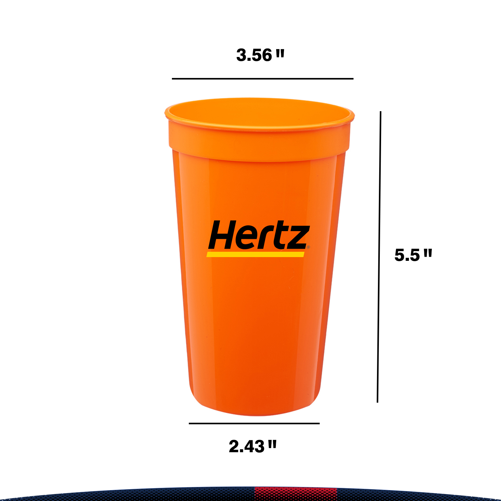22 oz. Nellor Plastic Stadium Cups 8