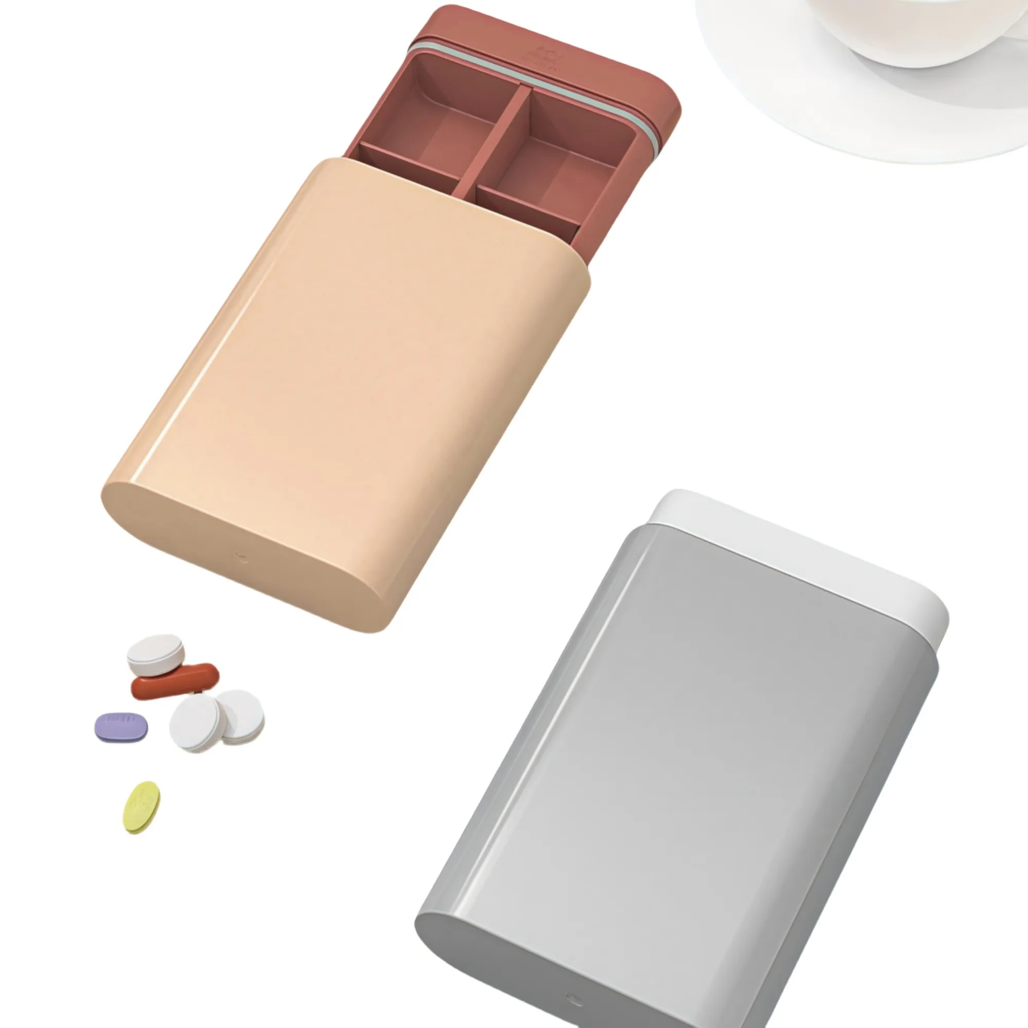 Compact &Portable BPA-Free Pill Organizer 9