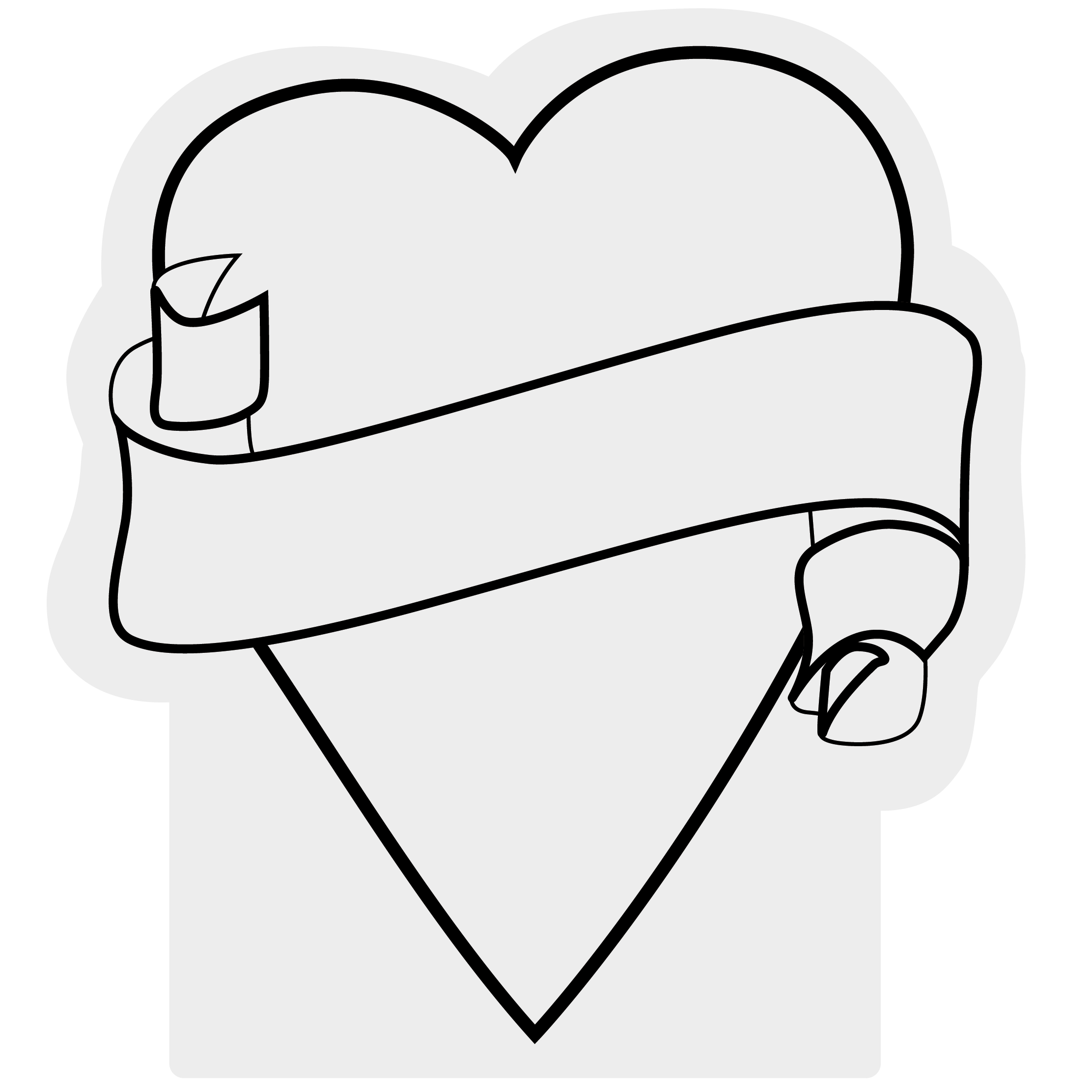 Foam Heart Mitt 17